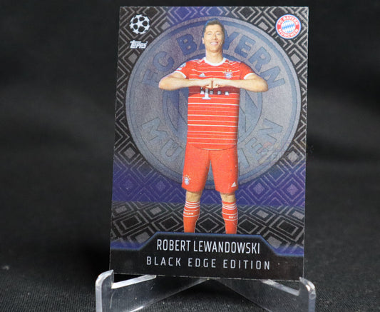 POLAND Robert Lewandowski 467 Topps Black Edge Edition Rare Champions League