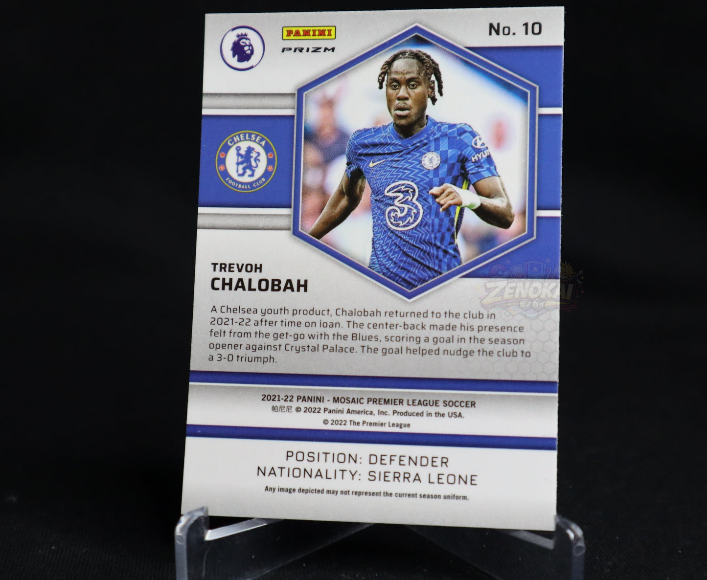 ENGLAND Trevoh Chalobah 2021-22 Panini Mosaic Premier League Chelsea Rookie RC Silver prizm