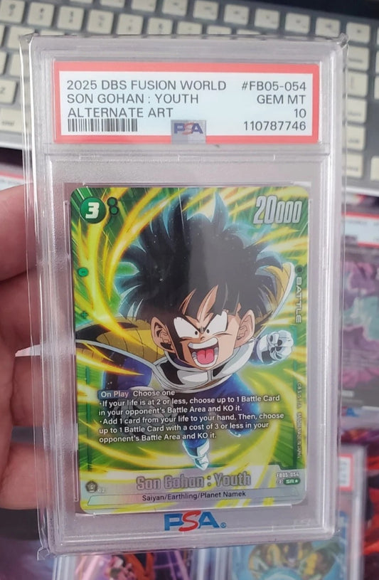 Gohan Fb05-054 PSA 10 Dragon Ball Fusion World