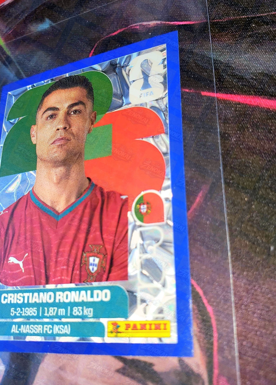 Panini 2026 World Cup Cristiano Ronaldo EXCLUSIVE Blue Crumple FRESH PULL 🔥