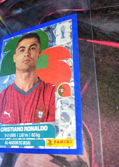 Panini 2026 World Cup Cristiano Ronaldo EXCLUSIVE Blue Crumple FRESH PULL 🔥