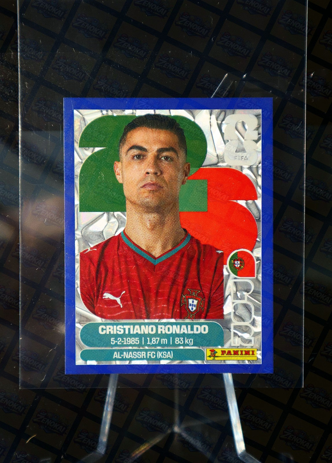 Panini 2026 World Cup Cristiano Ronaldo EXCLUSIVE Blue Crumple FRESH PULL 🔥