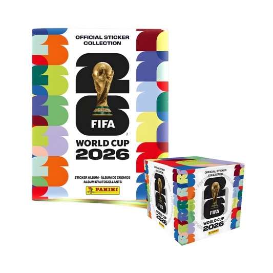 2026 Panini FIFA World Cup Hardcover Album + 1 Box (350 Stickers)