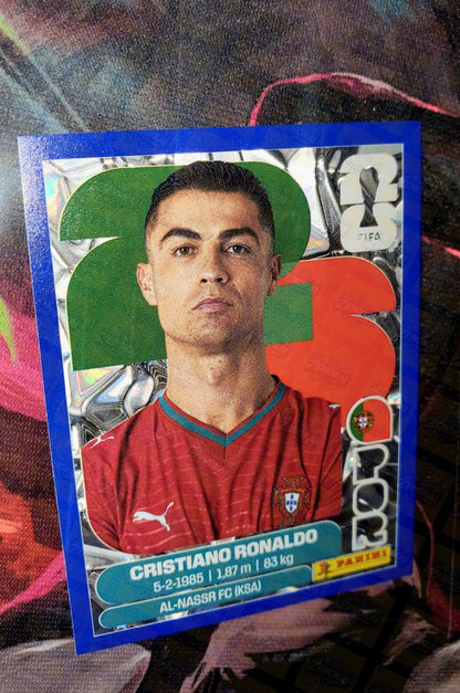 Panini 2026 World Cup Cristiano Ronaldo EXCLUSIVE Blue Crumple FRESH PULL 🔥